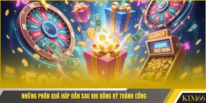 Những phần quà hấp dẫn sau khi đăng ký thành công