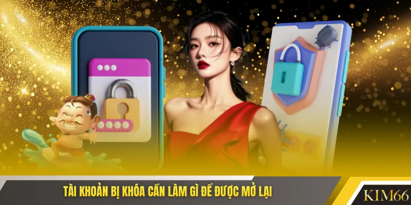 Tài khoản bị khóa cần làm gì để được mở lại